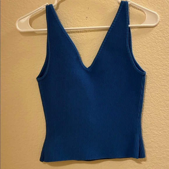Babaton Textured Knit Top in Blue - Picture 5 of 5